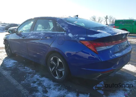 2021 Hyundai Elantra Limited from USA, damaged, VIN 5NPLP4AG0MH018793